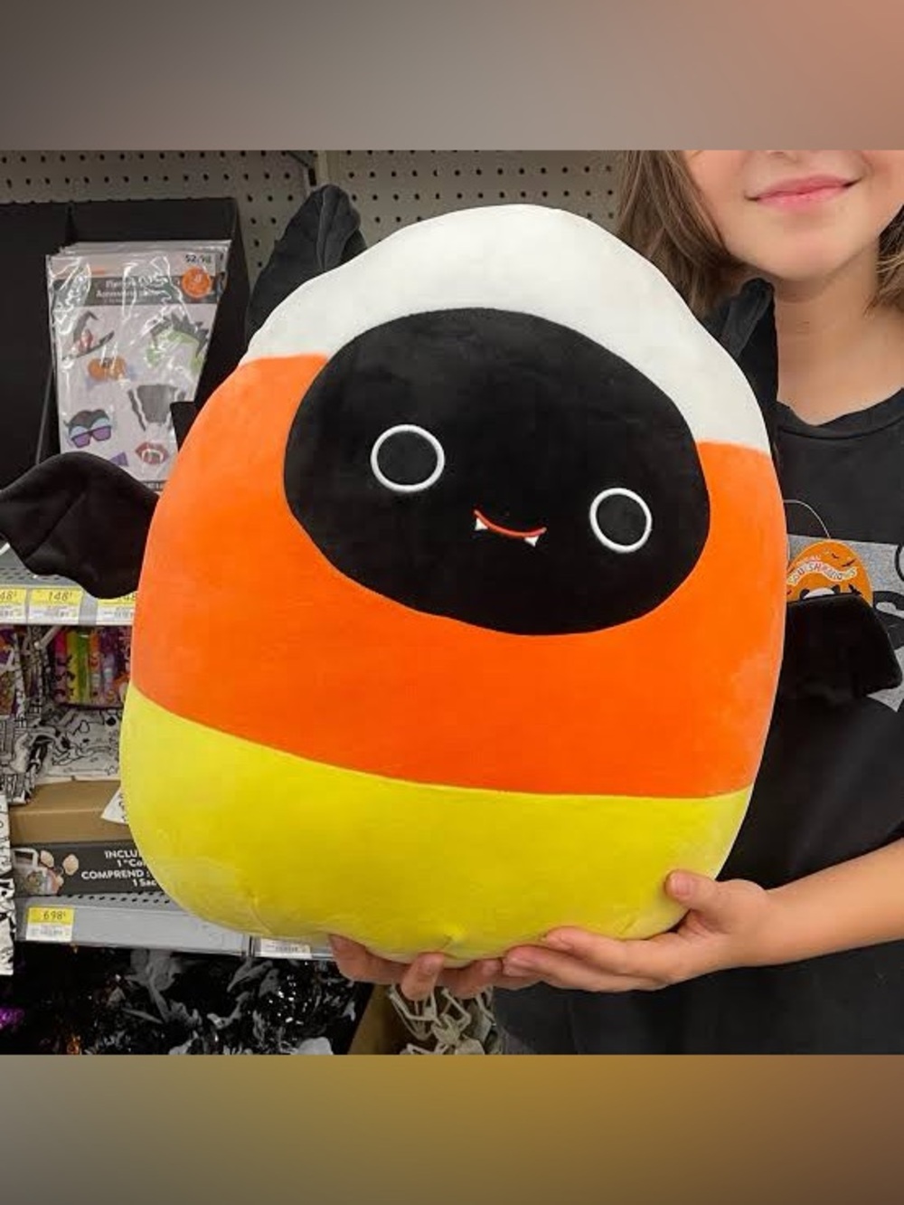 16Inch Emily the Bat Candy Corn Costume Squishmallow Plush